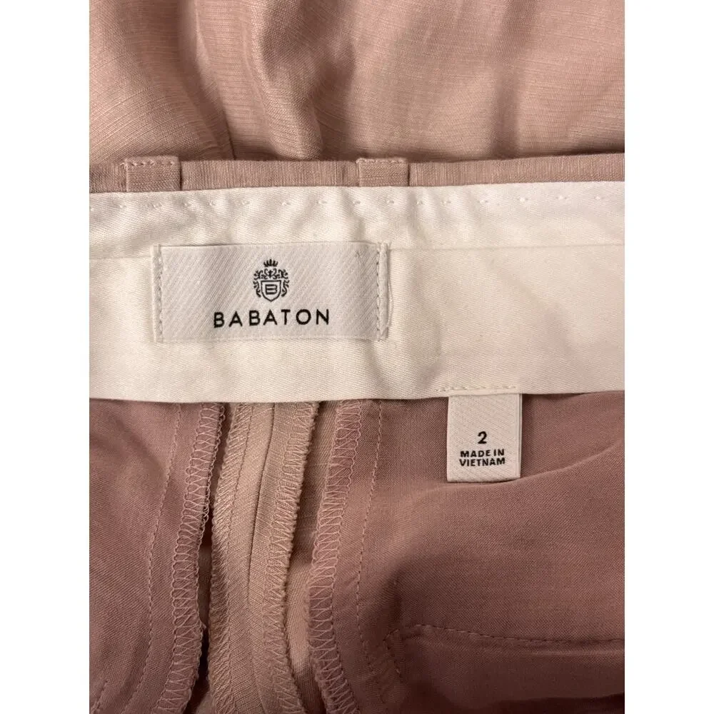 Babaton Agency Pants 2 Womens Aritzia Linen Trouser